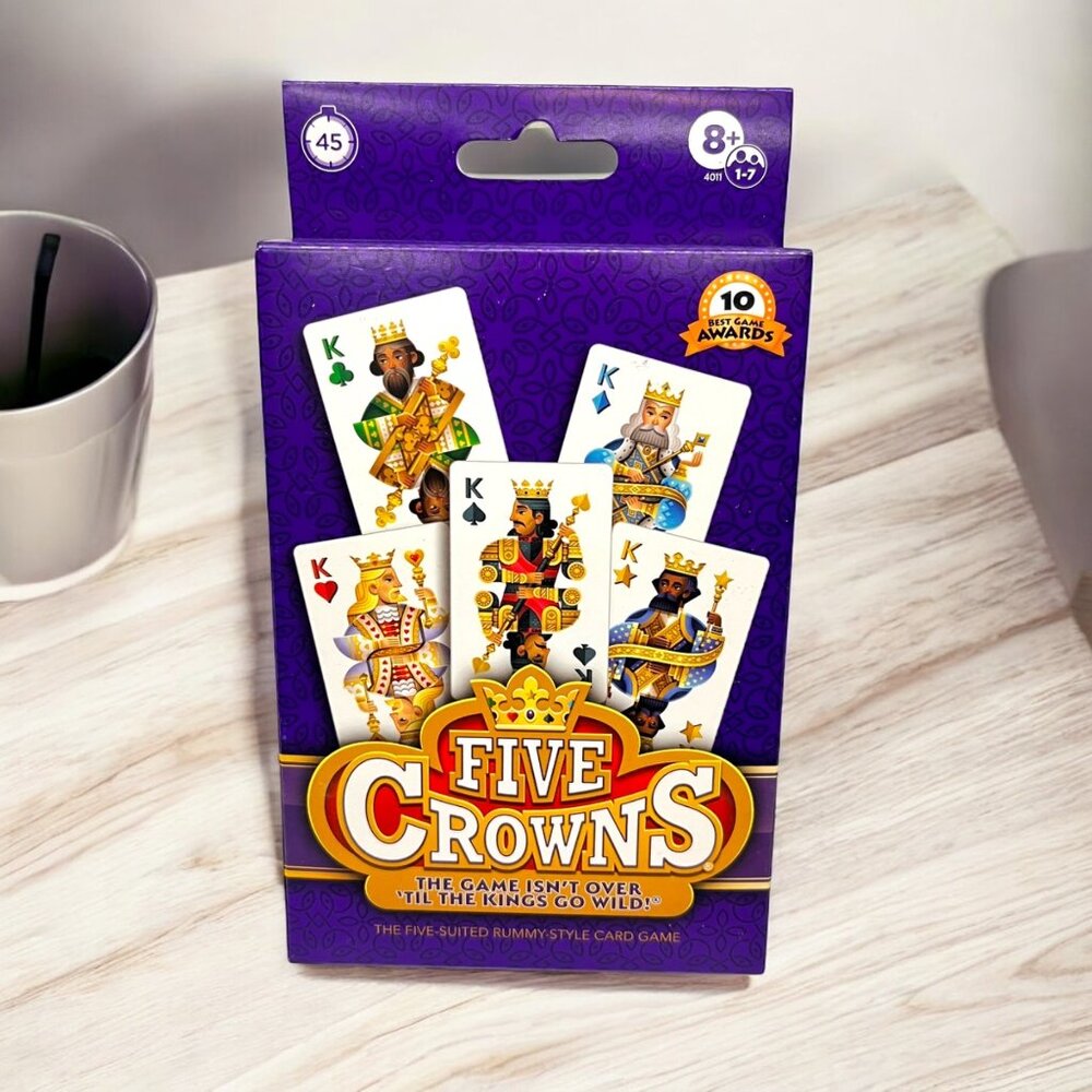 Five Crowns 5-Suited Rummy-Style Card Game For Ages 8+